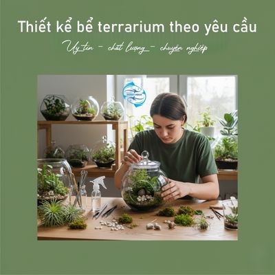 dịch vụ setup bể terrarium theo yêu cầu